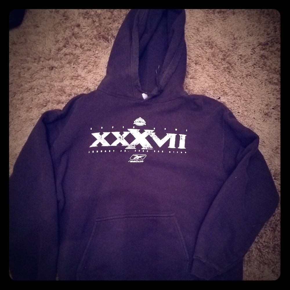 Reedbox Official Superbowl Black Sweatshirt Ho